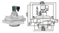 袋式系列淹沒電磁脈沖閥 袋式系列淹沒電磁脈沖閥